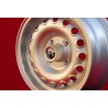 1 cerchio Campagnolo 6x14 4x108 Alfa Romeo Giulia 105 Berlina Coupe Spider GT GTA GTC silver