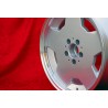 4 wheels Aero 8x17 5x112 Mercedes w107 w108 w109 w116 w123 w126 w129 silver/diamond cut