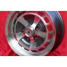 1 cerchio XJS 6x15 5x120.65 Jaguar XJ6 12 serie 1-3 XJS anthracite/diamond cut