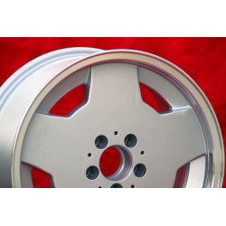 4 cerchi Aero 8x17 5x112 Mercedes w107 w108 w109 w116 w123 w126 w129 silver/diamond cut