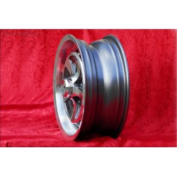 1 cerchio XJS 6x15 5x120.65 Jaguar XJ6 12 serie 1-3 XJS anthracite/diamond cut