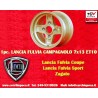 1 Felge Campagnolo 7x13 4x130 Lancia Fulvia Zagato Coupe gold