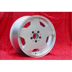 4 jantes Aero 8x17 + 9x17 5x112 Mercedes w107 w108 w109 w116 w123 w126 w129