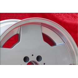 4 cerchi Aero 8x17 + 9x17 5x112 Mercedes w107 w108 w109 w116 w123 w126 w129