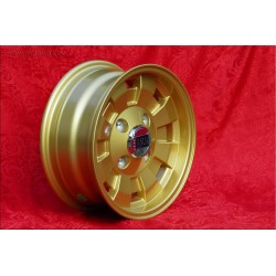 1 cerchio Cromodora CD28 6x14 4x130 Lancia Fulvia 2000 gold