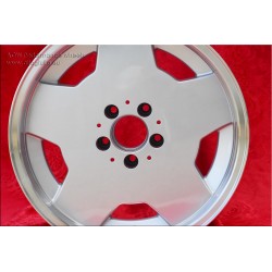 4 cerchi Aero 8x17 + 9x17 5x112 Mercedes w107 w108 w109 w116 w123 w126 w129