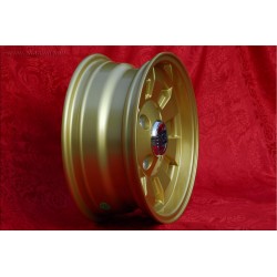 1 cerchio Cromodora CD28 6x14 4x130 Lancia Fulvia 2000 gold