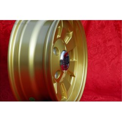 1 cerchio Cromodora CD28 6x14 4x130 Lancia Fulvia 2000 gold