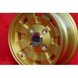 1 cerchio Cromodora CD28 6x14 4x130 Lancia Fulvia 2000 gold