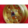 1 Felge Cromodora CD28 6x14 4x130 Lancia Fulvia 2000 gold