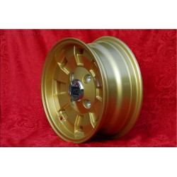 1 cerchio Cromodora CD28 6x14 4x130 Lancia Fulvia 2000 gold