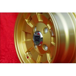 1 cerchio Cromodora CD28 6x14 4x130 Lancia Fulvia 2000 gold