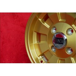 1 cerchio Cromodora CD28 6x14 4x130 Lancia Fulvia 2000 gold