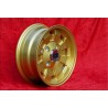 4 Felgen Cromodora CD28 6x14 4x130 Lancia Fulvia 2000 gold