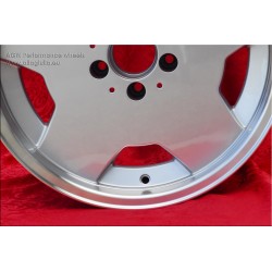 4 Felgen Aero 8x17 + 9x17 5x112 Mercedes w107 w108 w109 w116 w123 w126 w129