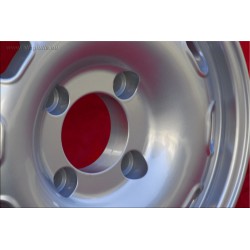 1 wheel TZ 5.5x15 4x130 Lancia Flavia silver