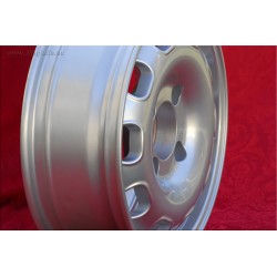 1 Felge TZ 5.5x15 4x130 Lancia Flavia silver