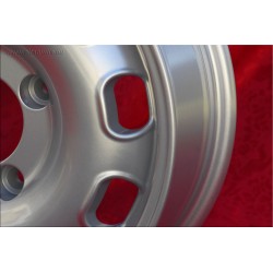 1 wheel TZ 5.5x15 4x130 Lancia Flavia silver