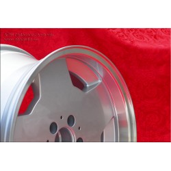 4 Felgen Aero 8x17 + 9x17 5x112 Mercedes w107 w108 w109 w116 w123 w126 w129