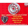 1 jante TZ 5.5x15 4x145 Lancia Flaminia silver