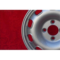 1 wheel TZ 5.5x15 4x145 Lancia Flaminia silver