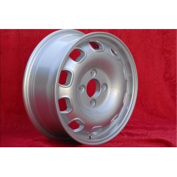 1 Felge TZ 5.5x15 4x145 Lancia Flaminia silver