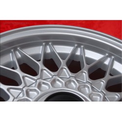 1 jante BBS 7x15 4x100 BMW Volkswagen Opel Mazda Audi serie 3 E21 E30 Kadett Manta Ascona MX-5 MX5 Golf Passat silver