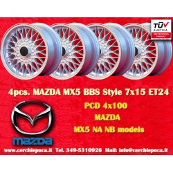 4 cerchi BBS 7x15 4x100 BMW...