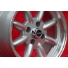 1 cerchio Minilite 7x15 4x100 Mazda MX5 NA NB silver/diamond cut