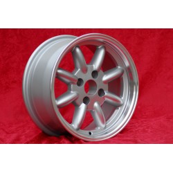 1 cerchio Minilite 7x15 4x100 Mazda MX5 NA NB silver/diamond cut