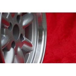 1 cerchio Minilite 7x15 4x100 Mazda MX5 NA NB silver/diamond cut