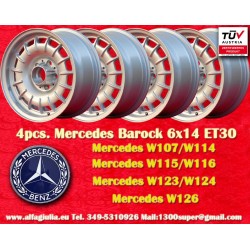 4 Felgen Barock 6x14 5x112...