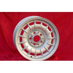 1 cerchio Barock 7x15 5x112 Mercedes w107 w108 w109 w113 w114 w115 w116 w123 w124 w126 silver