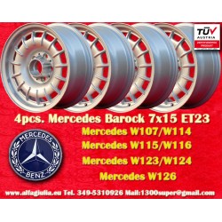 4 wheels Barock 7x15 5x112...