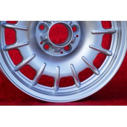 1 cerchio Barock 7x16 5x112 Mercedes w107 w108 w109 w116 w123 w126 silver