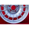 1 wheel Barock 7x16 5x112 Mercedes w107 w108 w109 w116 w123 w126 silver