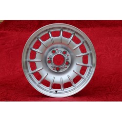 1 cerchio Barock 7x16 5x112 Mercedes w107 w108 w109 w116 w123 w126 silver/polished