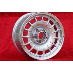 1 cerchio Barock 7x16 5x112 Mercedes w107 w108 w109 w116 w123 w126 silver/polished