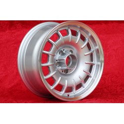 1 wheel Barock 7x16 5x112 Mercedes w107 w108 w109 w116 w123 w126 silver/polished