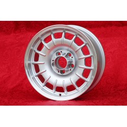 1 wheel Barock 7x16 5x112 Mercedes w107 w108 w109 w116 w123 w126 silver/polished