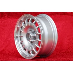 1 wheel Barock 7x16 5x112 Mercedes w107 w108 w109 w116 w123 w126 silver/polished