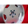 1 wheel Aero 9x17 5x112 Mercedes w107 w108 w109 w116 w123 w126 silver/diamond cut