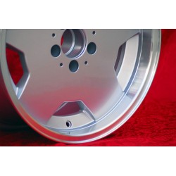 1 wheel Aero 9x17 5x112 Mercedes w107 w108 w109 w116 w123 w126 silver/diamond cut