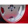 1 wheel Aero 9x17 5x112 Mercedes w107 w108 w109 w116 w123 w126 silver/diamond cut