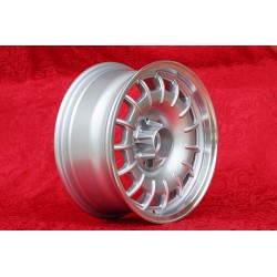 1 wheel Barock 7x16 5x112 Mercedes w107 w108 w109 w113 w114 w115 w116 w123 w124 w126 silver/polished