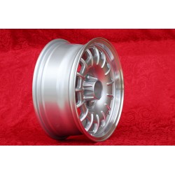 1 wheel Barock 7x16 5x112 Mercedes w107 w108 w109 w113 w114 w115 w116 w123 w124 w126 silver/polished