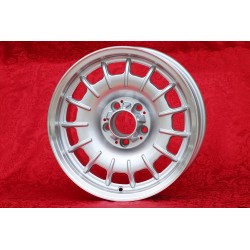 1 cerchio Barock 7x16 5x112 Mercedes w107 w108 w109 w113 w114 w115 w116 w123 w124 w126 silver/polished