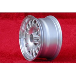 1 wheel Barock 8x16 5x112 Mercedes w107 w108 w109 w116 w123 w126 silver/polished