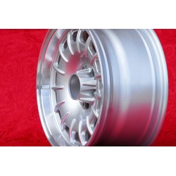 1 wheel Barock 8x16 5x112 Mercedes w107 w108 w109 w116 w123 w126 silver/polished