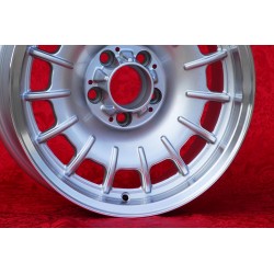 1 wheel Barock 8x16 5x112 Mercedes w107 w108 w109 w116 w123 w126 silver/polished